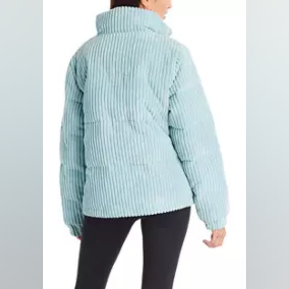 Koolaburra by UGG Corduroy Puffer Jacket in Mint - Women's Size XL - Picture 2 of 14